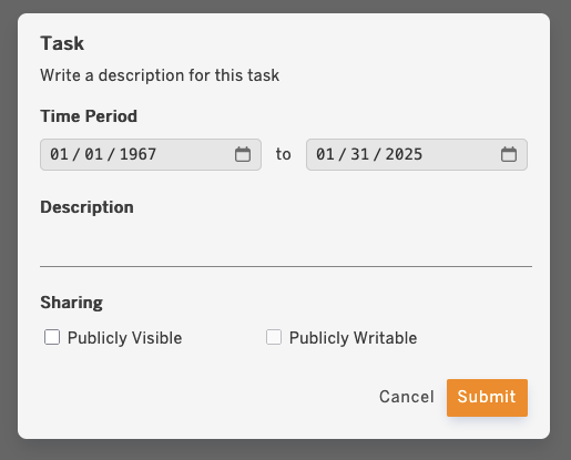 Task form